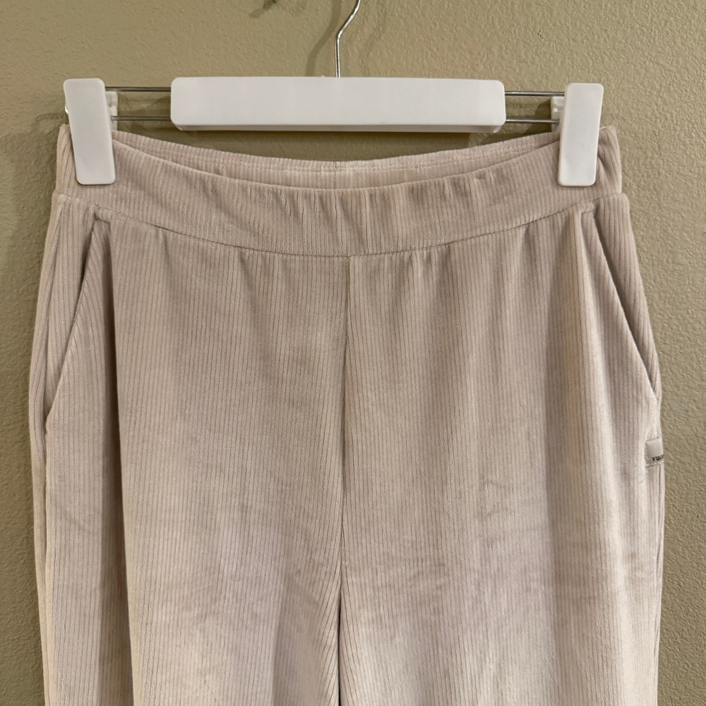 Vuori Haven Wide Leg Pant Women S Tan Corduroy VW4075 Lounge Athleisure - Picture 5 of 11